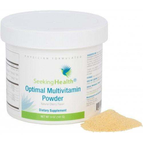 Optimal Multivitamin Powder (Cherry Flavour) - 144g (5.08 oz) - Seeking Health - welzo