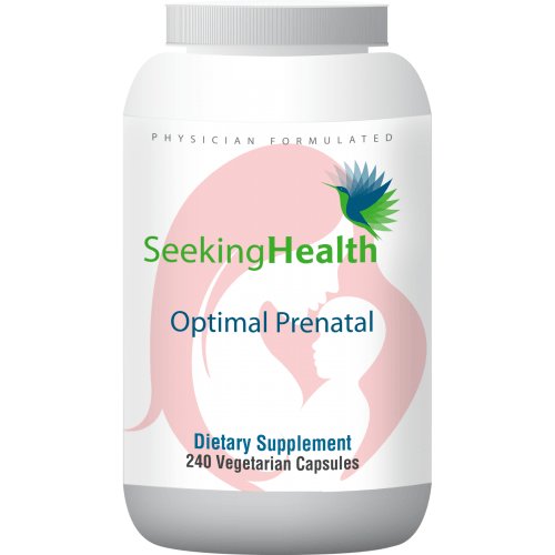 Optimal Prenatal - 240 Vegetarian Capsules - Seeking Health - welzo