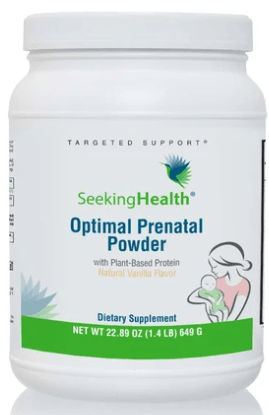 Optimal Prenatal Powder - Vanilla- 15 servings - Seeking Health - welzo