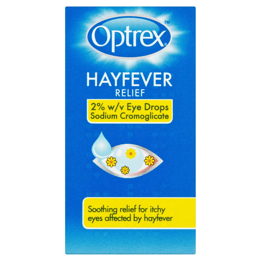 Optrex Hayfever Relief Eye Drops 10ml - welzo