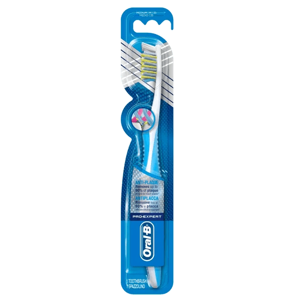 Oral B Pro Expert CrossAction Superior Clean Toothbrush Medium - welzo