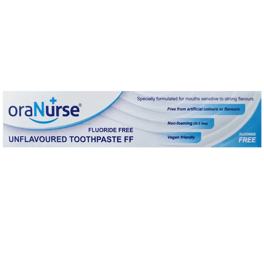 OraNurse Fluoride Free Unflavoured Toothpaste 50ml - welzo