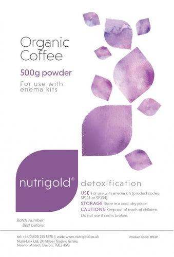 Organic Coffee - for enema use - 500g - Nutrigold NDIP - welzo