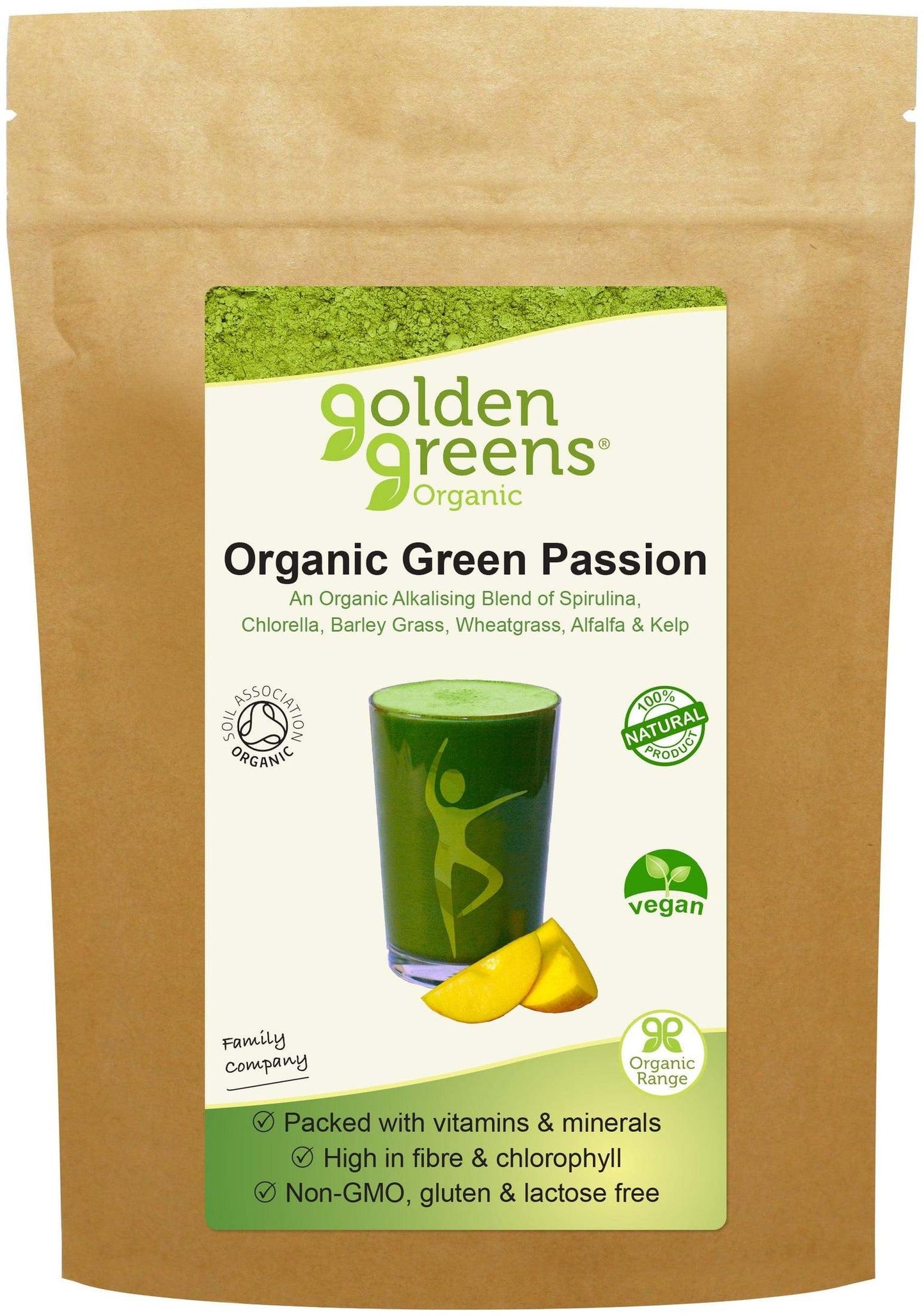 Organic Green Passion 200g - Golden Greens (Greens Organic) - welzo