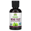 Organic Monk Fruit, Liquid Sweetener, 2 fl oz (59 ml) - Now Foods - welzo