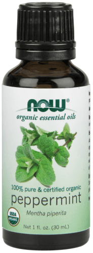 Organic Peppermint Oil Essential Oil 1oz - Now Foods - welzo