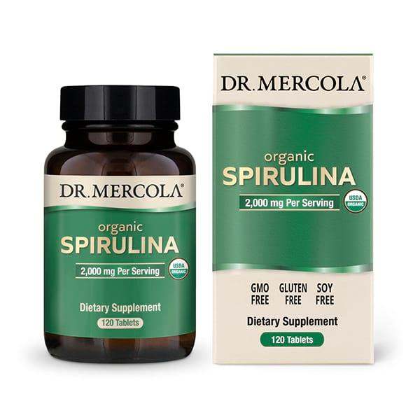 Organic Spirulina (Formerly Spiru-Blue) 120 Tablets - Dr Mercola - welzo