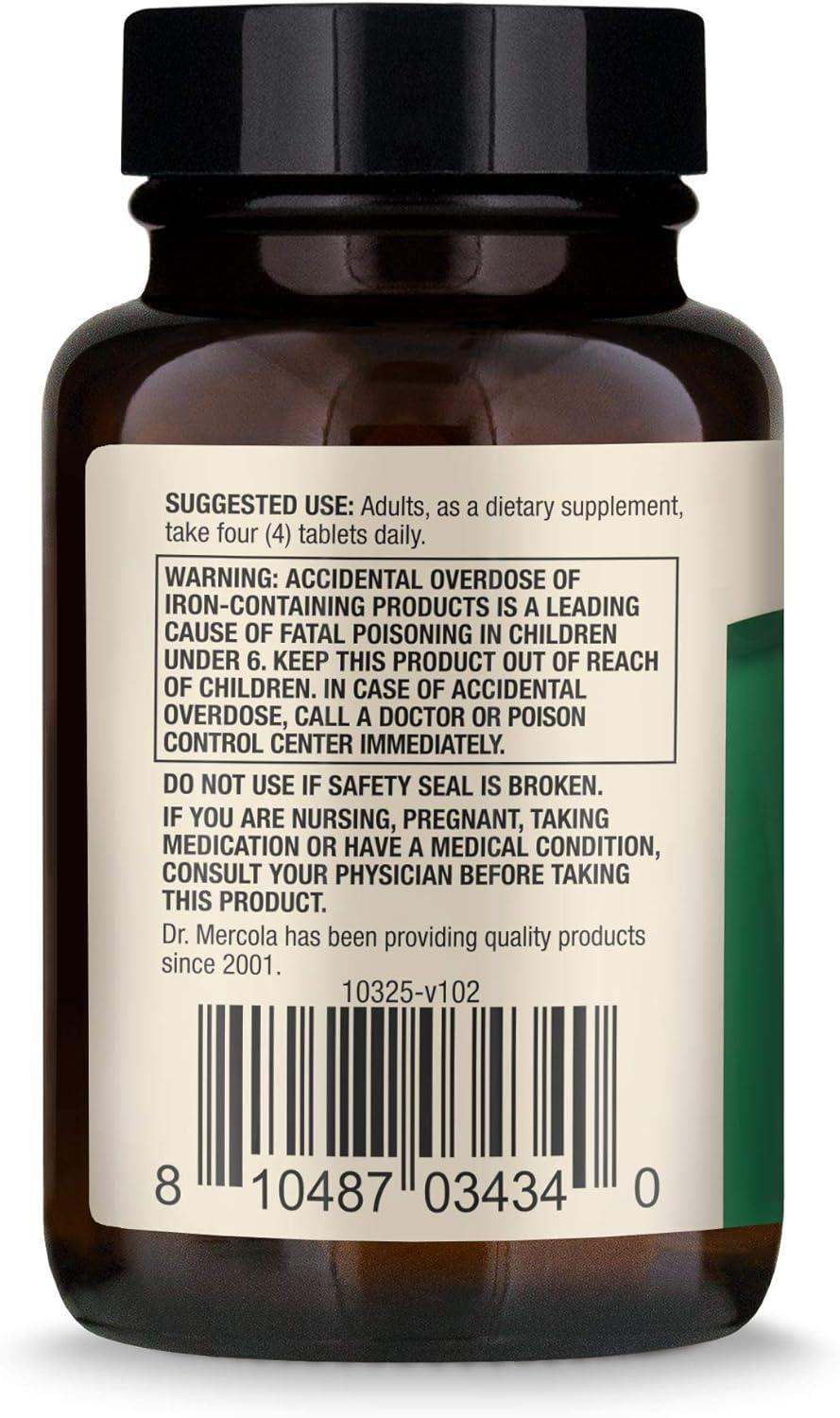 Organic Spirulina (Formerly Spiru-Blue) 120 Tablets - Dr Mercola - welzo