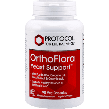 Orthoflora Yeast Support™ 90 Caps - Protocol for Life Balance - welzo