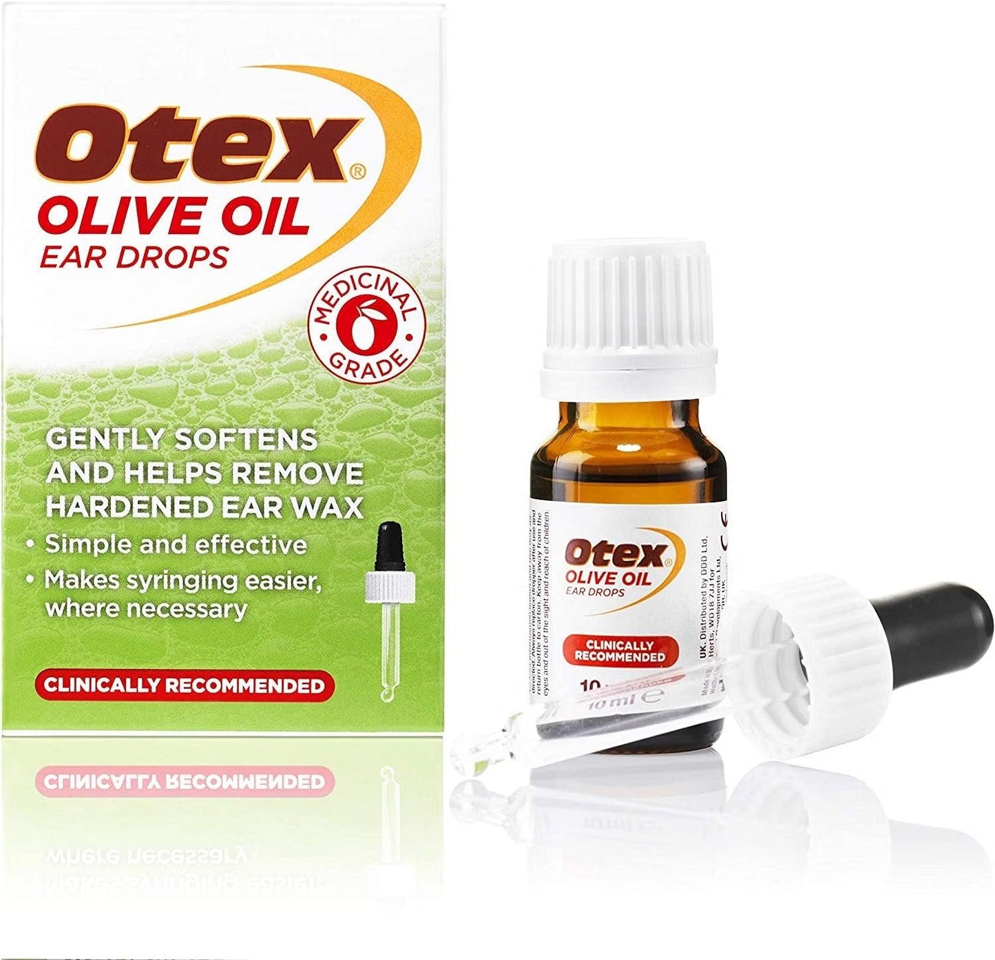 Otex Olive Oil Ear Drops 10ml - welzo