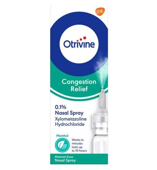 Otrivine Congestion Relief Nasal Spray 10ml - welzo