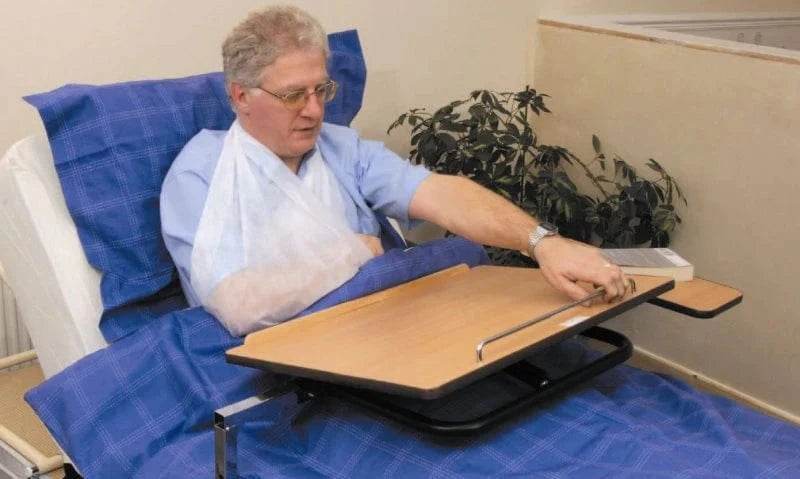 Daleside preko kreveta i stola stola - visina i kut podesivi s kotačima