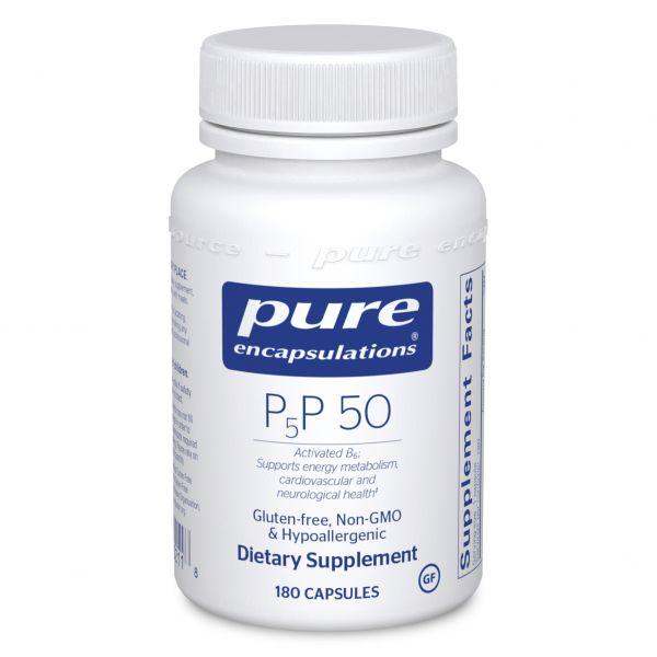 P5P 50 (activated Vitamin B6) - 60 Capsules - Pure Encapsulations - welzo