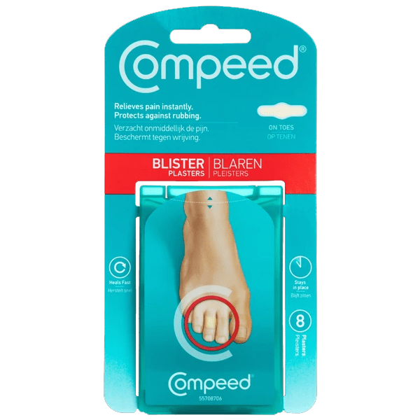 Compeed Toe Blister Plasters Pack of 8 - welzo