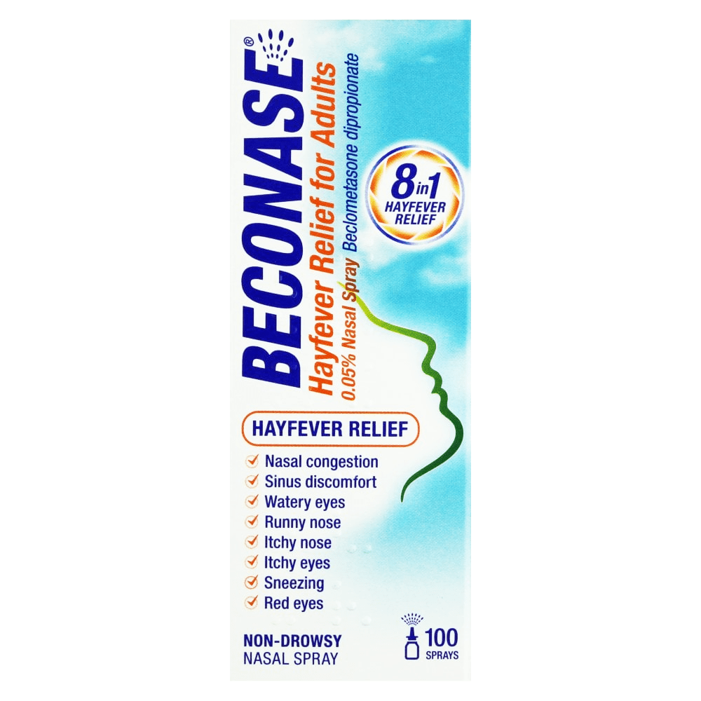 Beconase Hayfever Nasal Spray 100 Dose - welzo