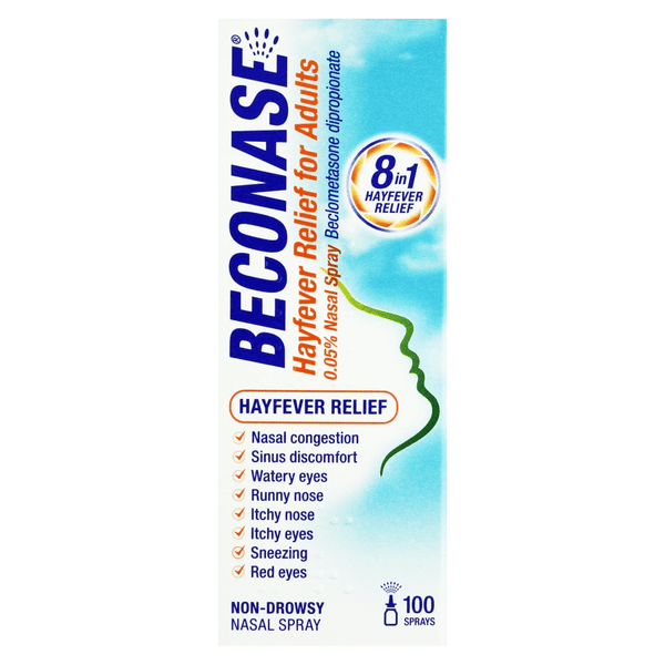 Beconase Hayfever Nasal Spray 100 Dose - welzo