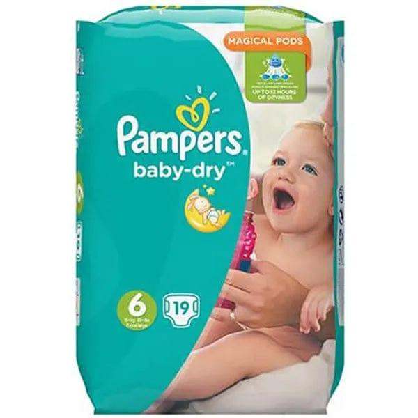 Pampers Baby Dry (unisex) Extra Large Pack of 19 - welzo