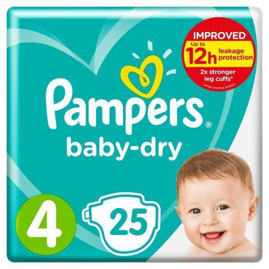 Pampers Baby Dry (unisex) Maxi Pack of 25 - welzo
