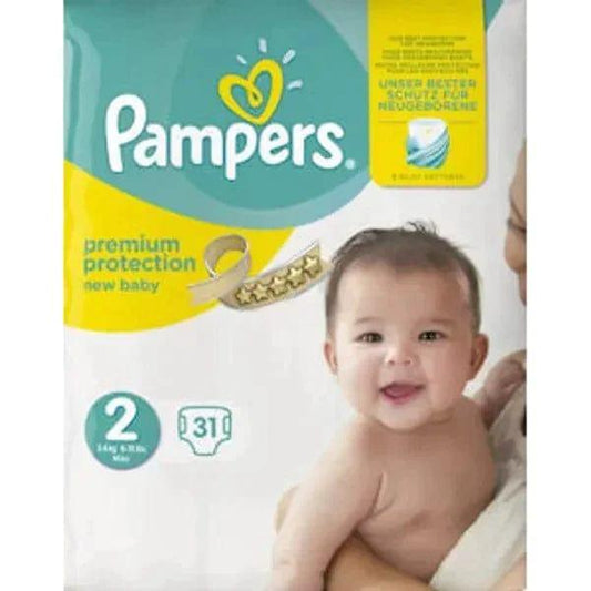 Pampers New Baby Mini Size 2 Pack of 31 - welzo
