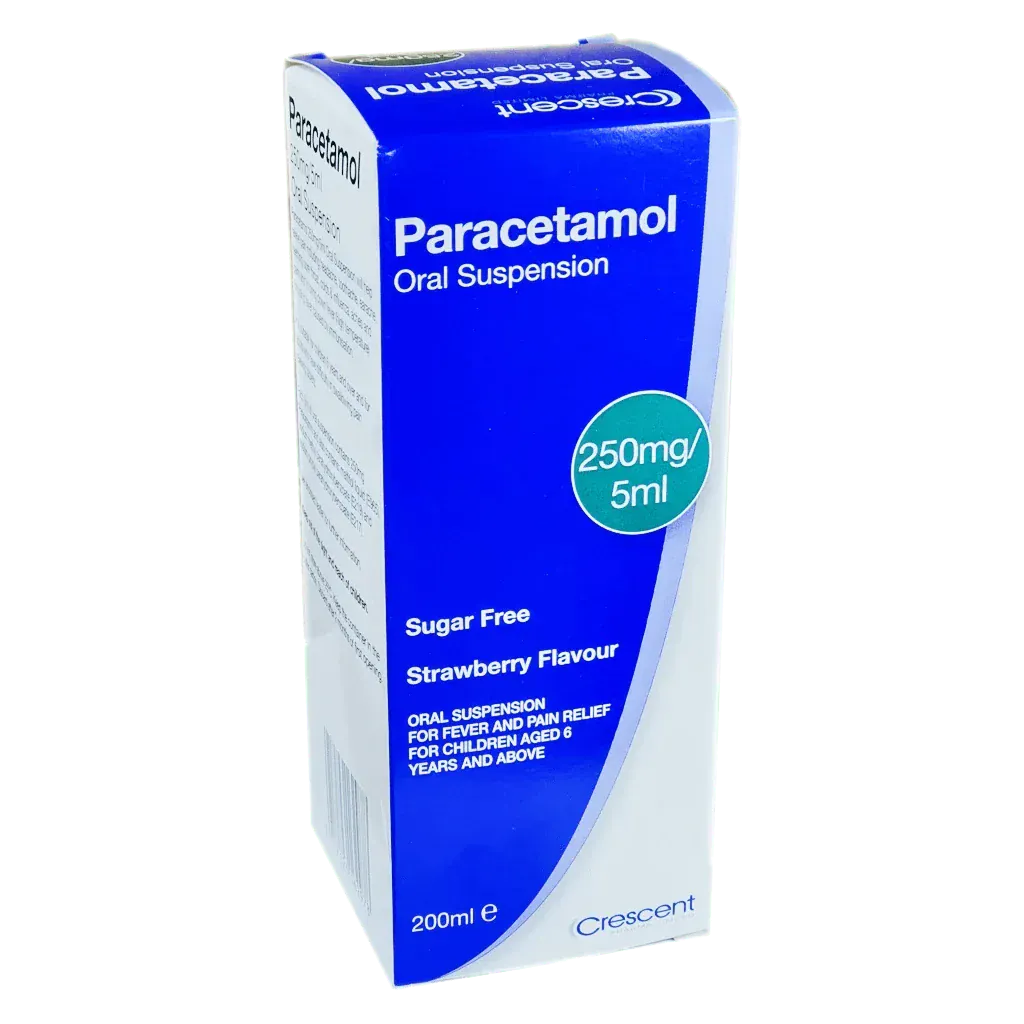 Paracetamol 250mg/5ml Oral Suspension 100ml – welzo