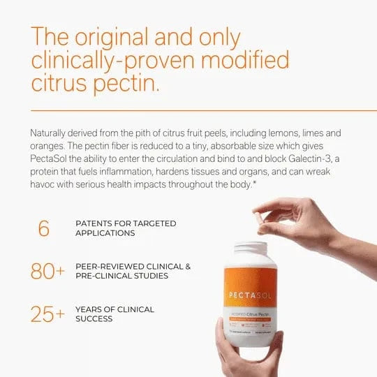 Pectasol -C (Citrus pectina modificado) 270 Cápsulas - Econugenesia
