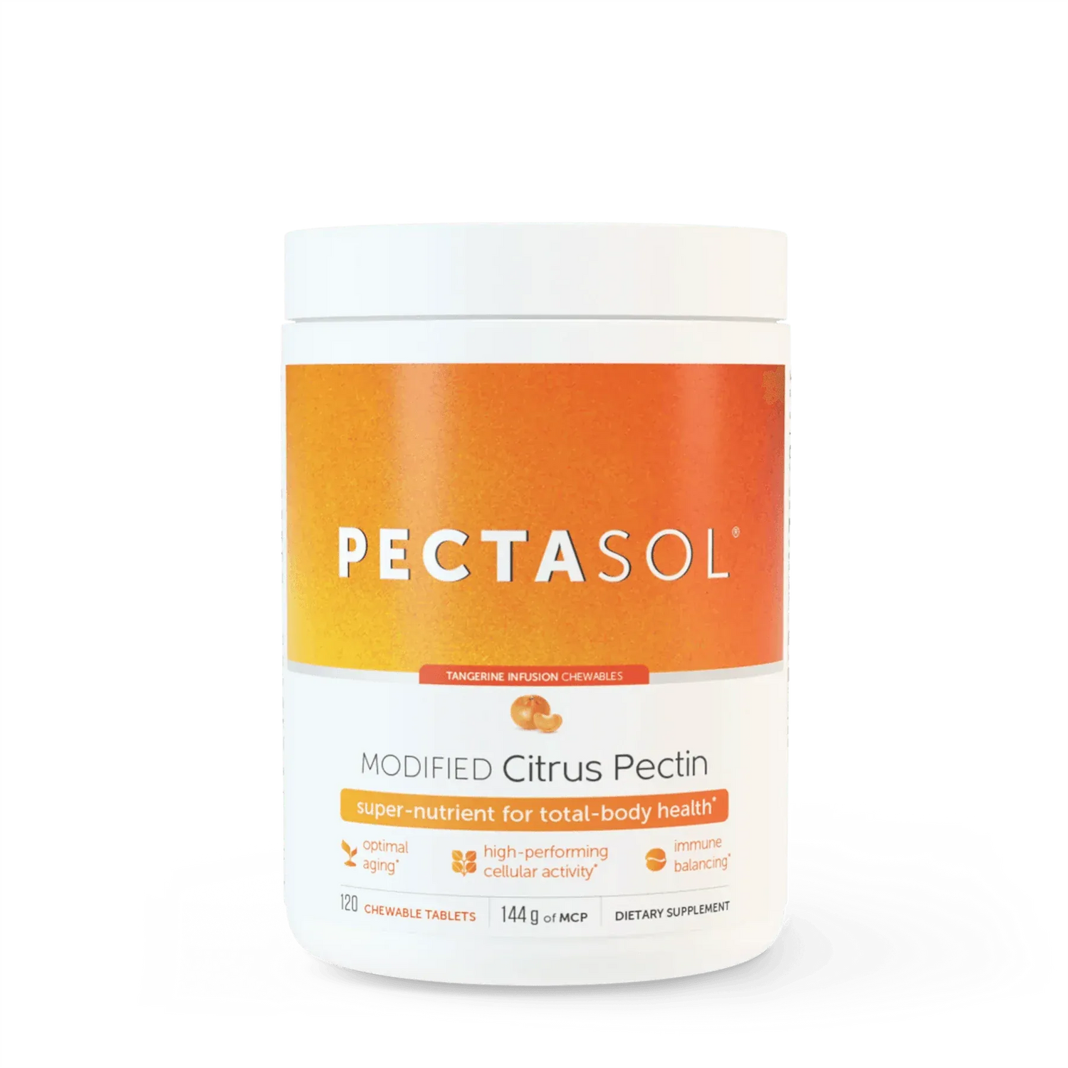 EcoNugenics PectaSol-C Tangerine Infusion 120 chewable tablets