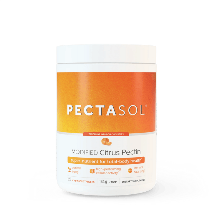 PectaSol-C (Modified Citrus Pectin) Tangerine Infusion - 120 Chewable Tablets - ecoNugenics - welzo