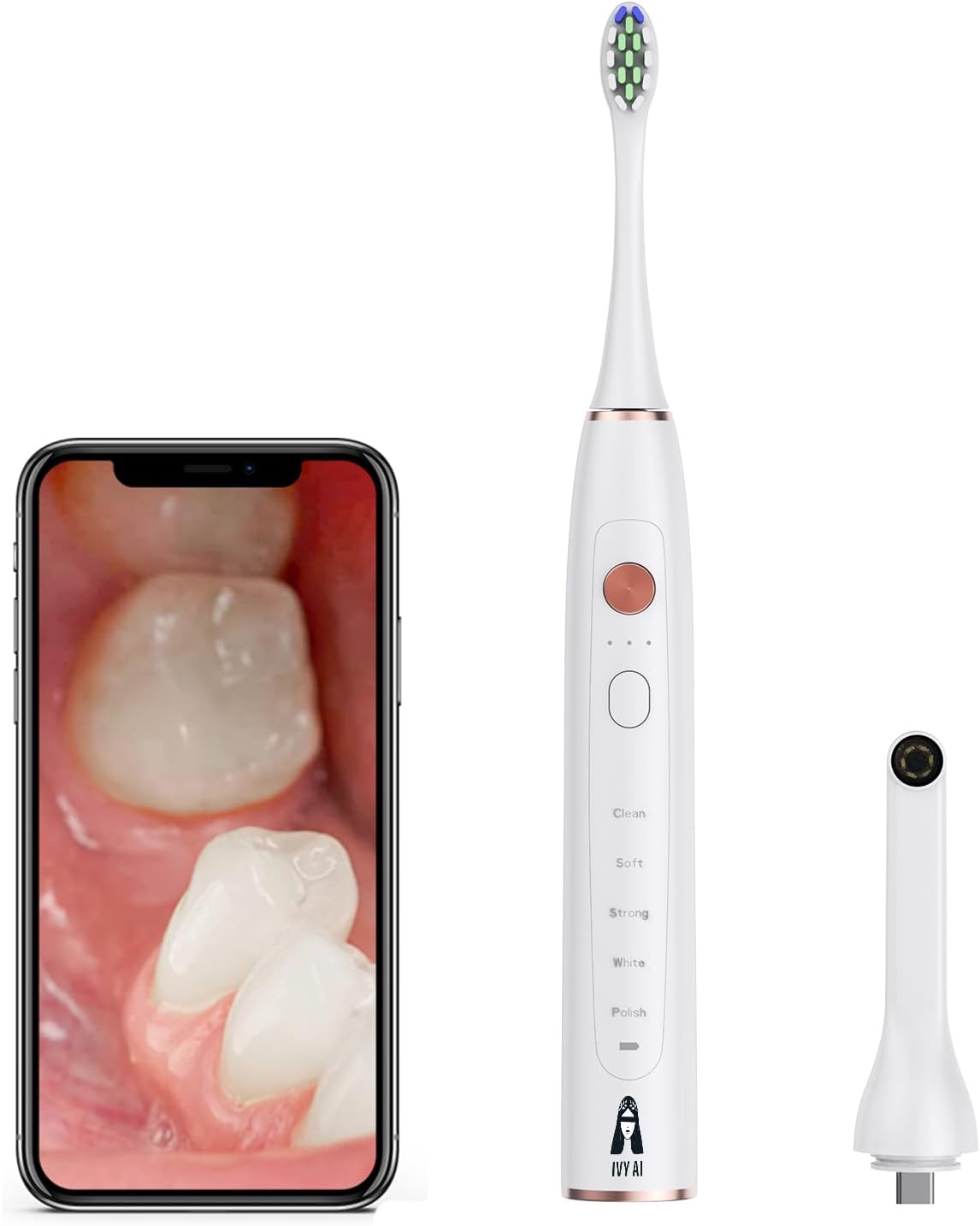 Ivy AI Smart Tooth Bresh mit HD -Kamera