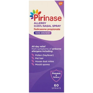 Pirinase Hayfever Nasal Spray 60 dose - welzo