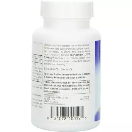 Planetary Herbals Bupleurum Liver Cleanse 545mg 72 Tablets