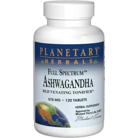 Planeediharud täisspektri Ashwagandha 570 mg 120 tabletti