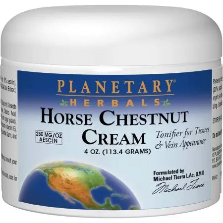 Herbes planétaires Crème de châtaignier à cheval 4oz (113,4 g)