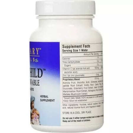 Herbais planetários Well Child Imune mastigável 560mg 30 bolachas