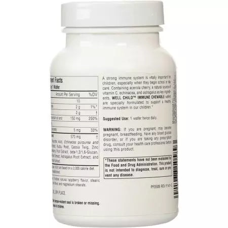 Planetary Herbals gut Kind immunkaubar 560 mg 30 Wafer