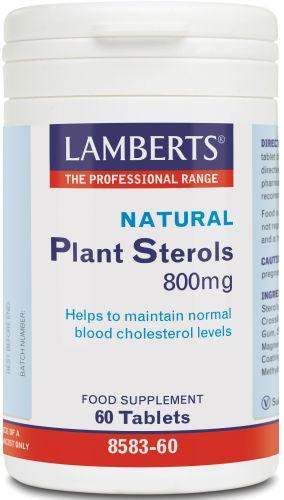 Plant Sterols 800mg 60 Tabs - Lamberts - welzo