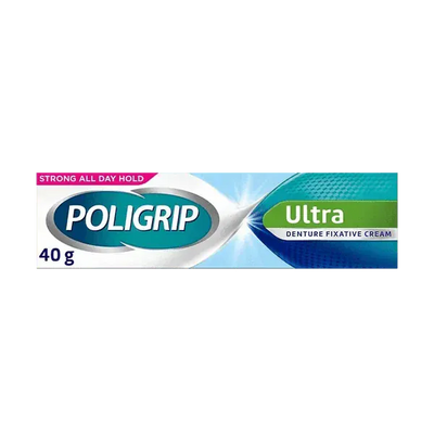 Poligrip Denture Fixative Cream Ultra 40g - welzo