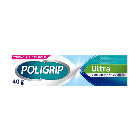 Poligrip Denture Fixative Cream Ultra 40g - welzo