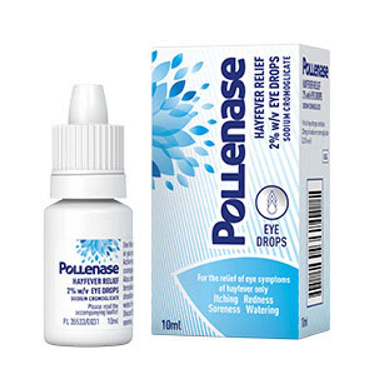 Pollenase Hayfever Relief Eye Drops 10ml - welzo