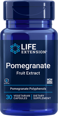 Pomegranate Fruit Extract (500mg) - 30 Veg Caps - Life Extension - welzo