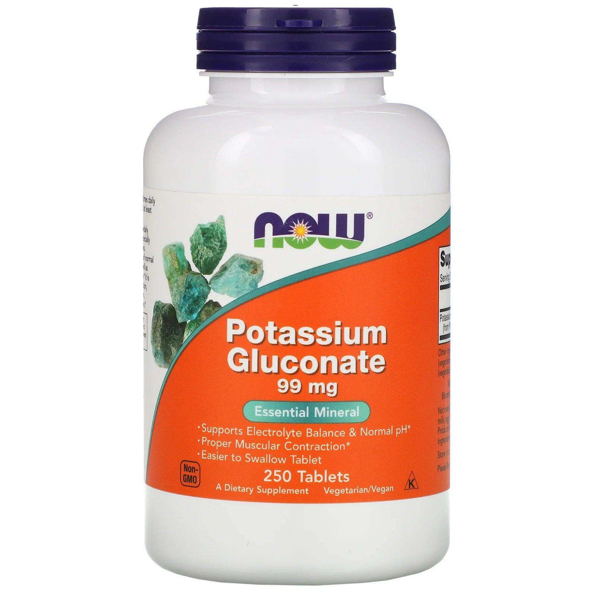 Potassium Citrate 99mg Now Foods - 180 Gélules, Complément Alimentaire Neuf, Origine USA
