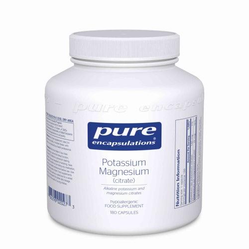 Potassium Magnesium (citrate) 180 vcaps - Pure Encapsulations - welzo