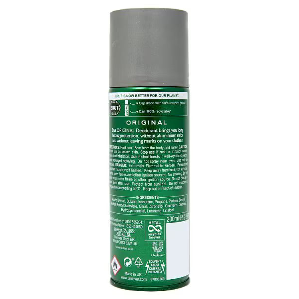Brut Original Deodorant Spray 200ml