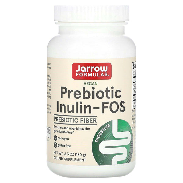 Prebiotic Inulin FOS Powder, 180g - Jarrow Formulas - welzo