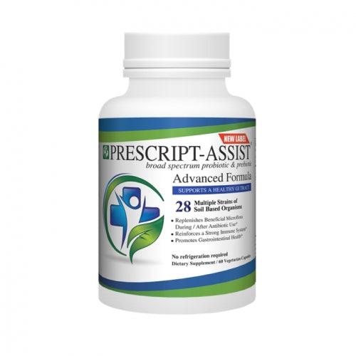Prescript Assist SBO (soil based) Probiotic - 60 caps - No Pea Protein - Safer Medical - welzo