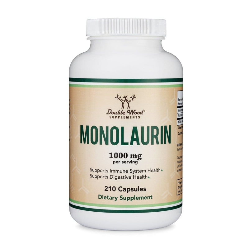 Double Wood Monolaurin - 210 x 500 mg capsules - Welzo