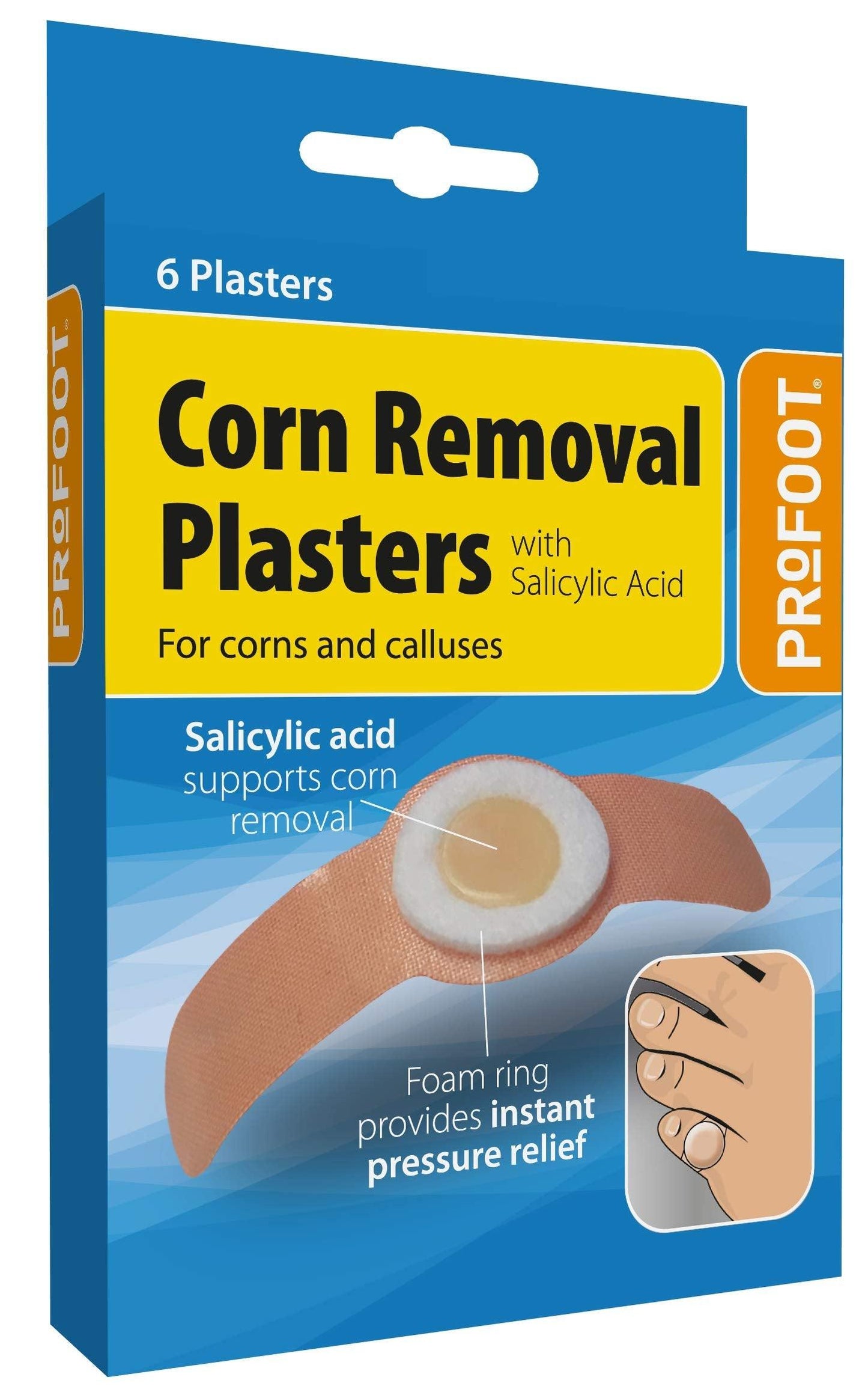 Profoot Corn Removal Plasters Pack of 6 - welzo
