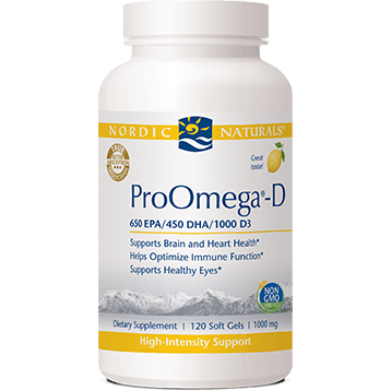 ProOmega-D® Lemon 1000mg 120 gels - Nordic Naturals - welzo