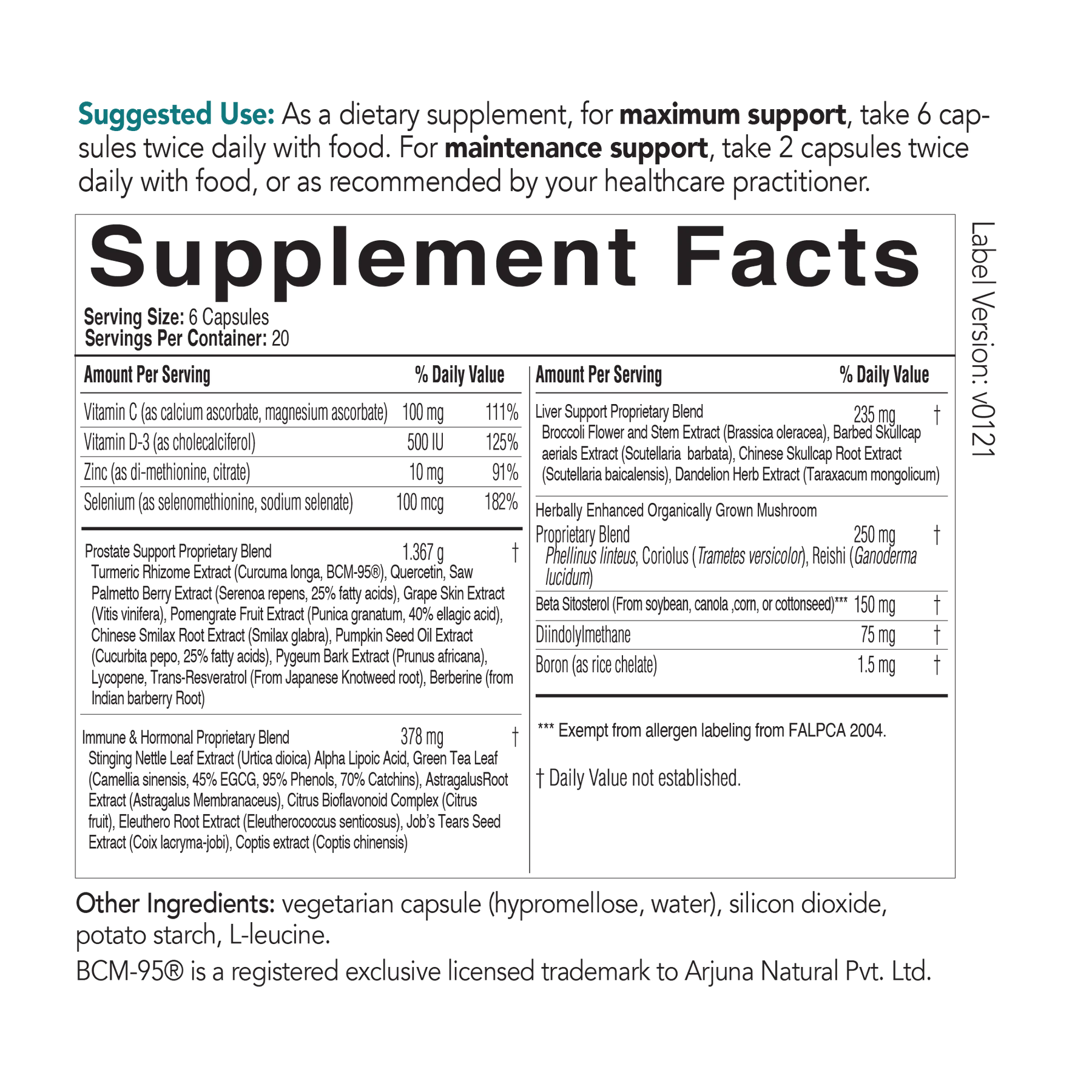 Prostacaid, 120 κάψουλες - Econugenics