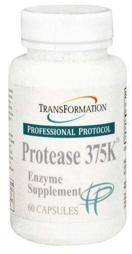 Protease 375K™ 60 caps - Transformation Enzyme - welzo