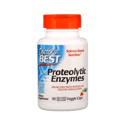 Proteolytic Enzymes, 90 Delayed Release Capsules - Doctor's Best - welzo